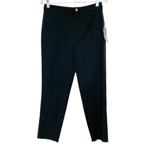 Lysse Womens Skinny Black High Waist Pants For Work Career Business Size Small